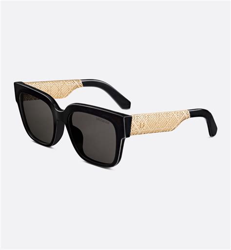 dior diorella sunglasses|DioRésille S1F Black Square Sunglasses .